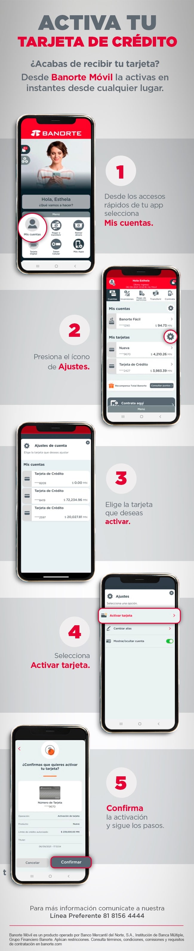 Activa tu tarjeta de crédito