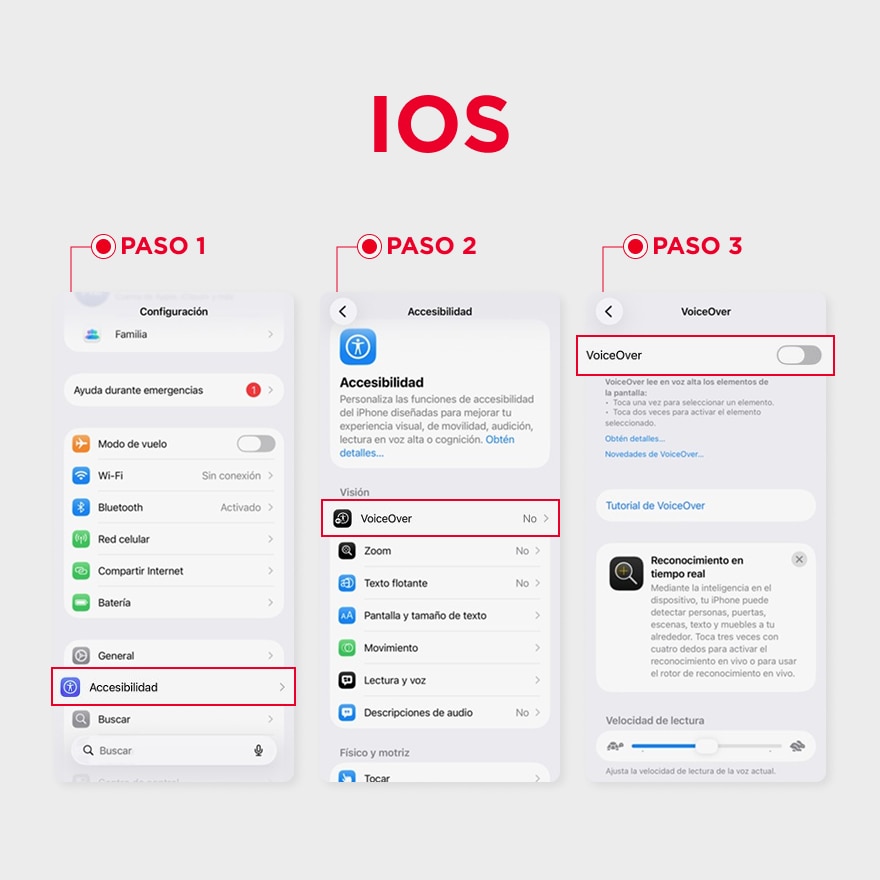 Pasos IOS