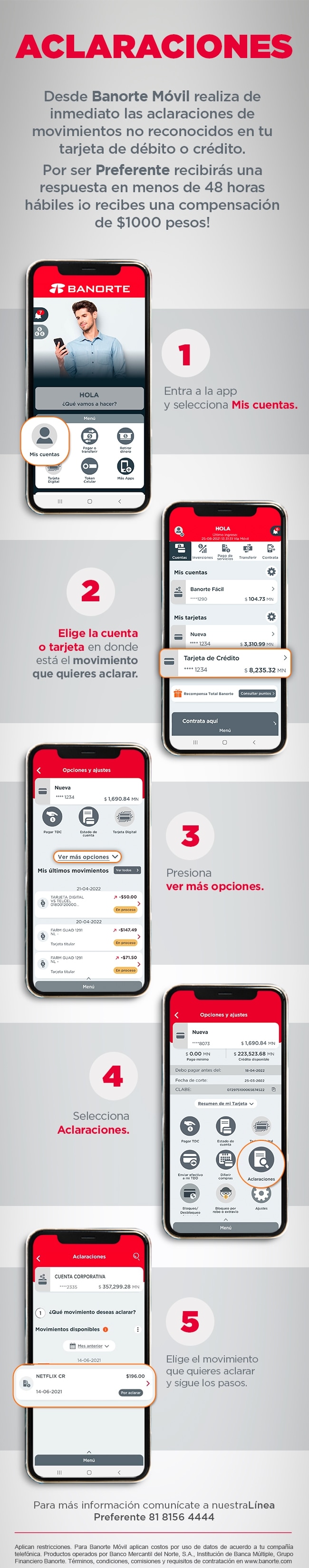 Solicita una aclaración